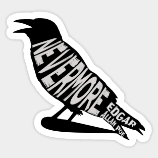 Copy of The Raven Nevermore design Sticker